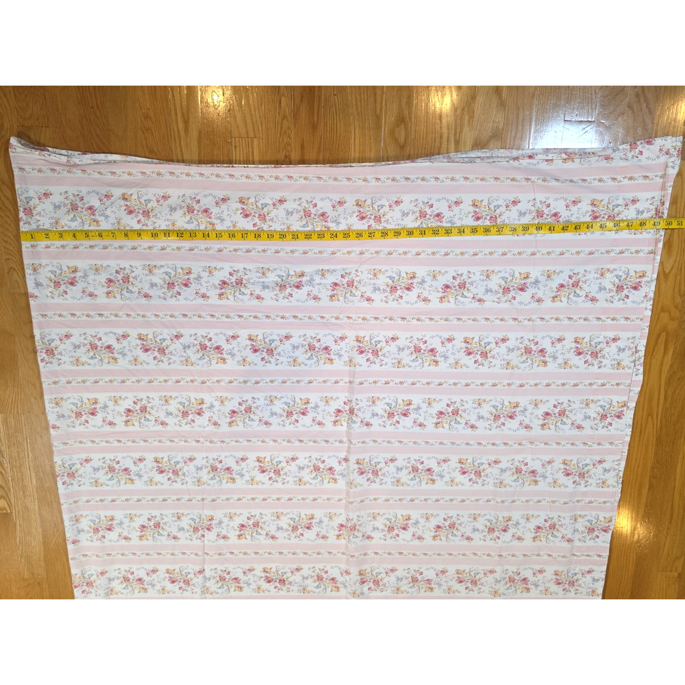 Ralph Lauren Millicent King Flat Fitted Sheets Pink Floral Italy Grandmillennial - Picture 2 of 15